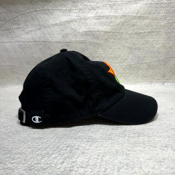 Draft Kings x Champion Black Adjustable Dad Hat Embroidered NEW - Picture 4 of 8